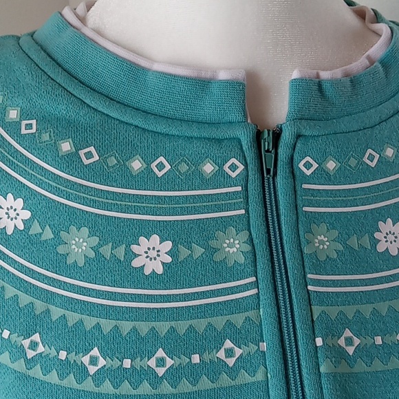 Blair Yoke Vintage Sweatshirt Size M Aqua Green / Blue - Picture 3 of 8